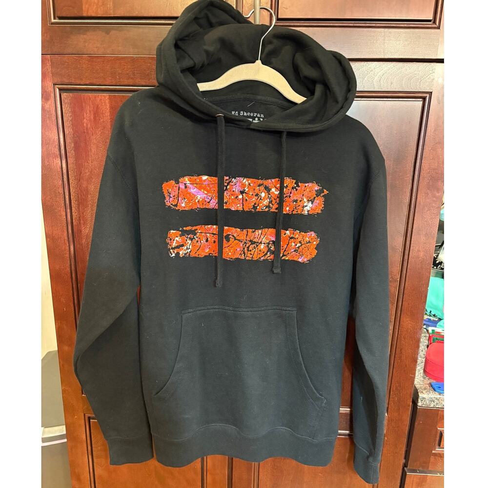 Ed Sheeran “The Mathematics Tour” Black Hoodie Size S